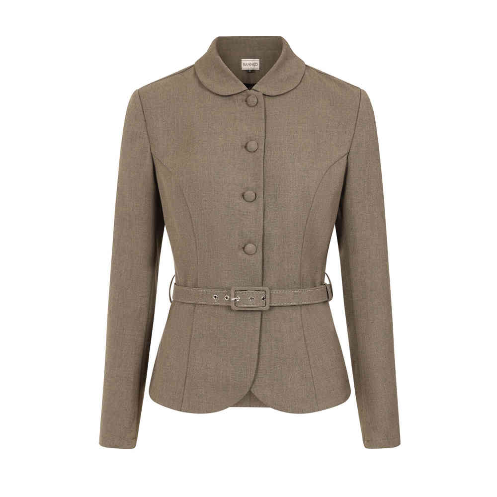 Banned - Lady Danbury Jacket - Brown